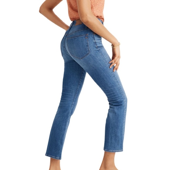 Madewell Curvy Cali Demi Boot Cut Jean Mid Rise Flare Blue Denim Jean Size 29 - Picture 3 of 14